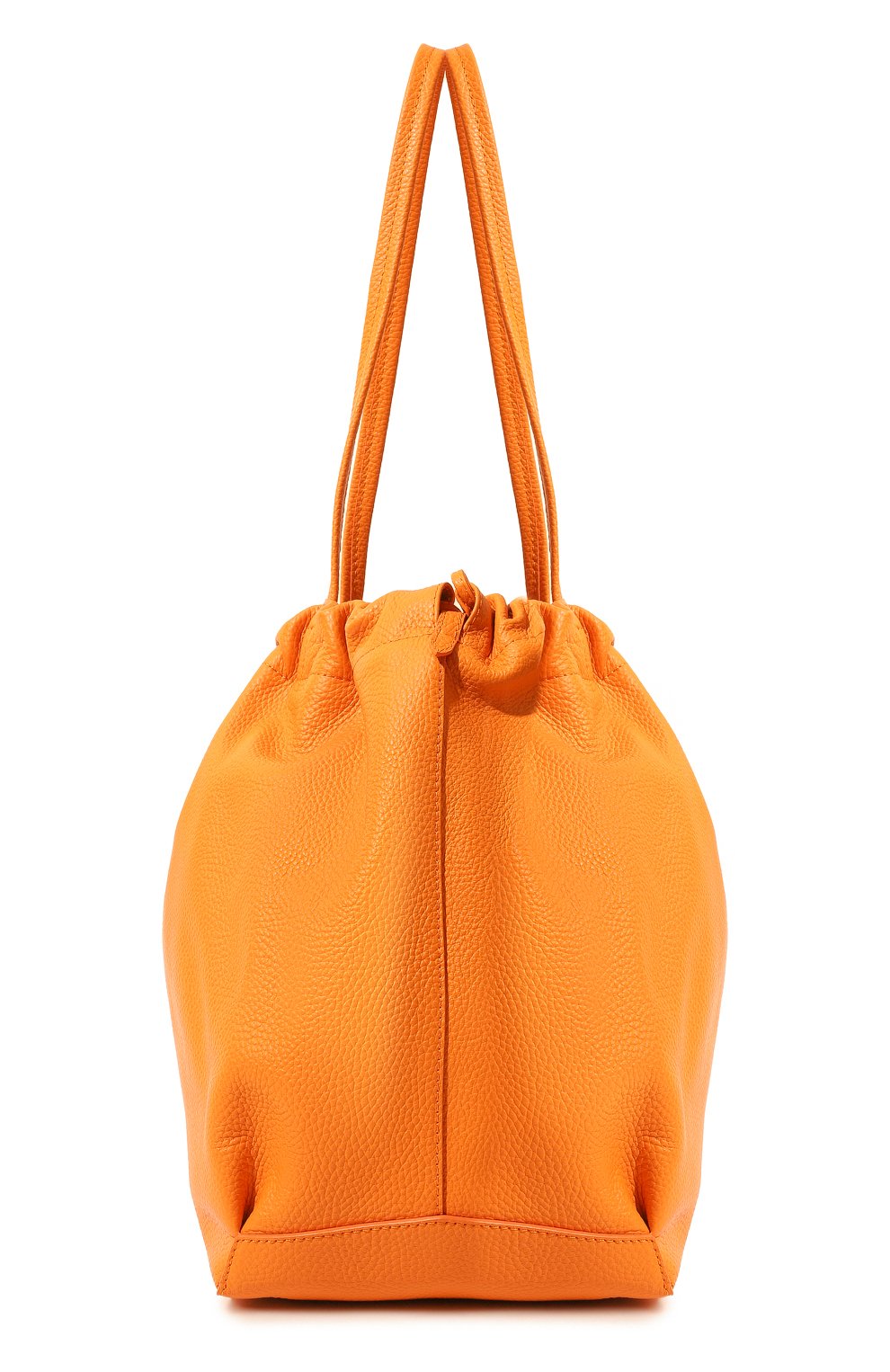 Женский сумка oslo BY FAR оранжевого цвета, арт. 23CR0SLT0RFLTLAR | Фото 4 (Сумки-технические: Сумки-шопперы; Материал: Натуральная кожа; Материал сплава: Проставлено; Драгоценные камни: Проставлено; Размер: large)