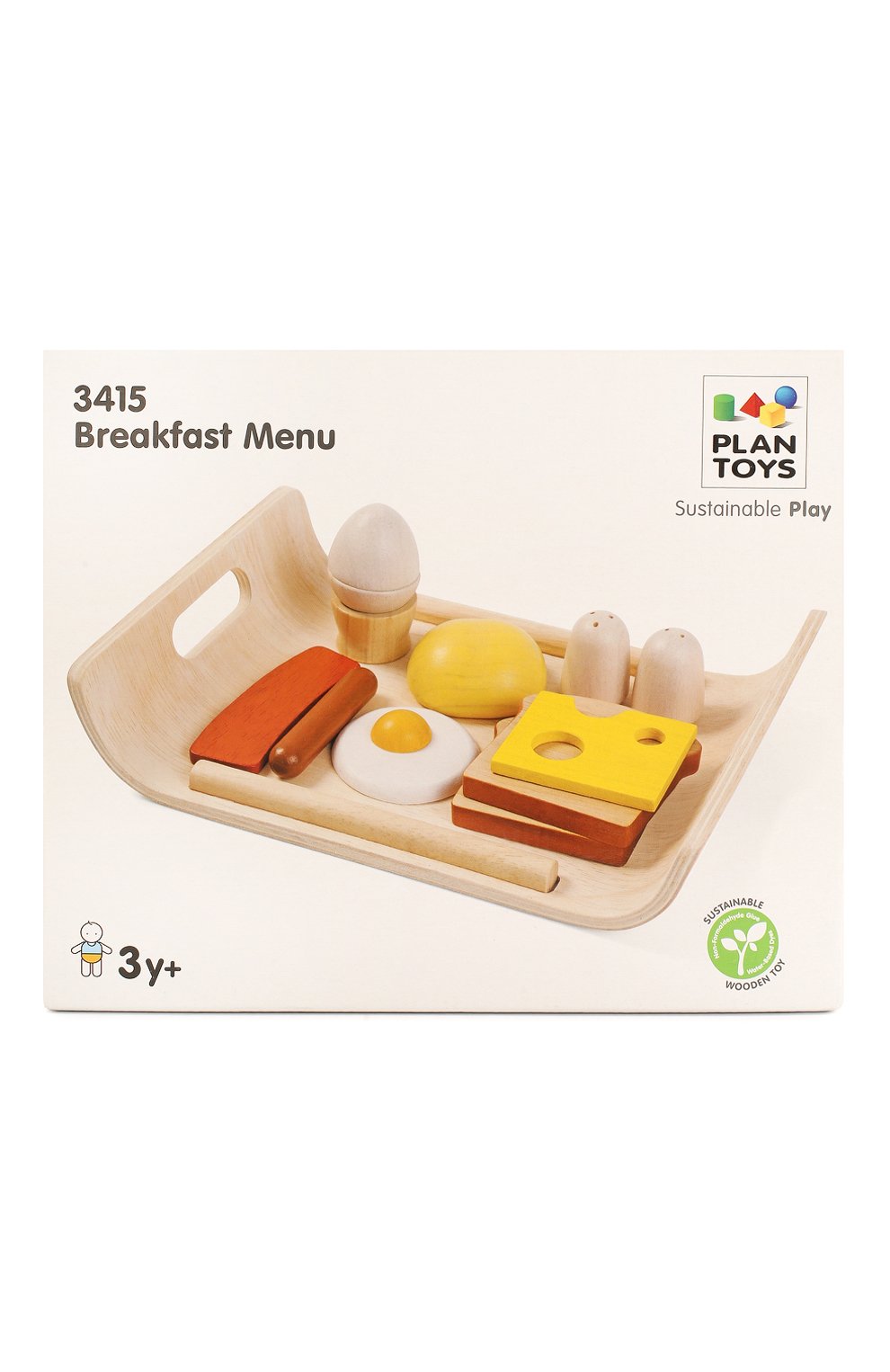 Детского игрушка набор завтрак PLAN TOYS разноцветного цвета, арт. 3415 | Фото 1 (Игрушки: Фигурки - аксессуары)