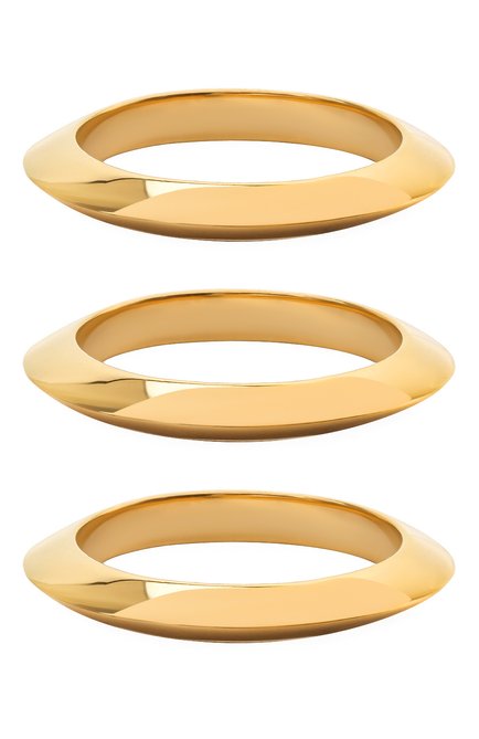 Женское набор из трех колец BOTTEGA VENETA золотого цвета по цене 49800 руб., арт. 688732/VAHU0 | Фото 1