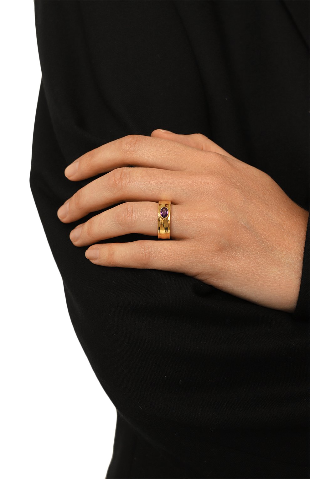 Женское кольцо с аметистом MOONKA сиреневого цвета, арт. an-r-amt | Фото 2 (Материал: Серебро; Региональные ограничения белый список (Axapta Mercury): Не проставлено; Нос: Не проставлено)