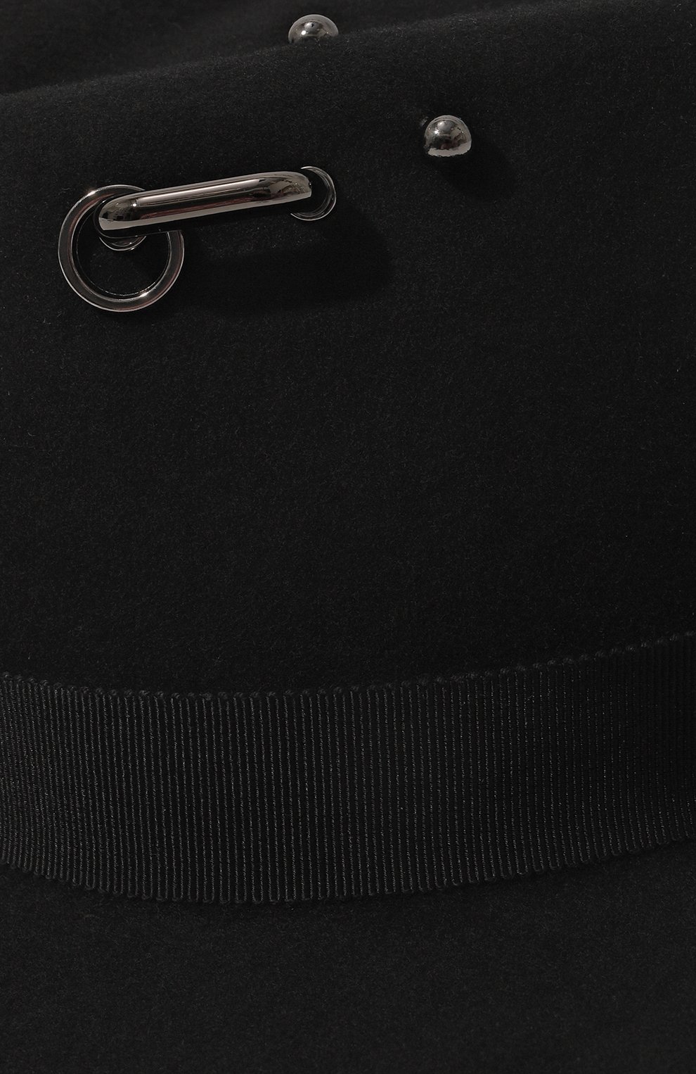 Женская шляпа drop steam punk COCOSHNICK HEADDRESS черного цвета, арт. dropsteampunk | Фото 4 (Материал: Текстиль, Шерсть; Материал сплава: Проставлено; Нос: Не проставлено)