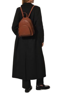 Женский рюкзак gleen COCCINELLE коричневого цвета, арт. E1 N15 14 02 01 | Фото 7 (Размер: medium; Материал: Натуральная кожа; Материал сплава: Проставлено; Драгоценные камни: Проставлено; Стили: Кэжуэл)
