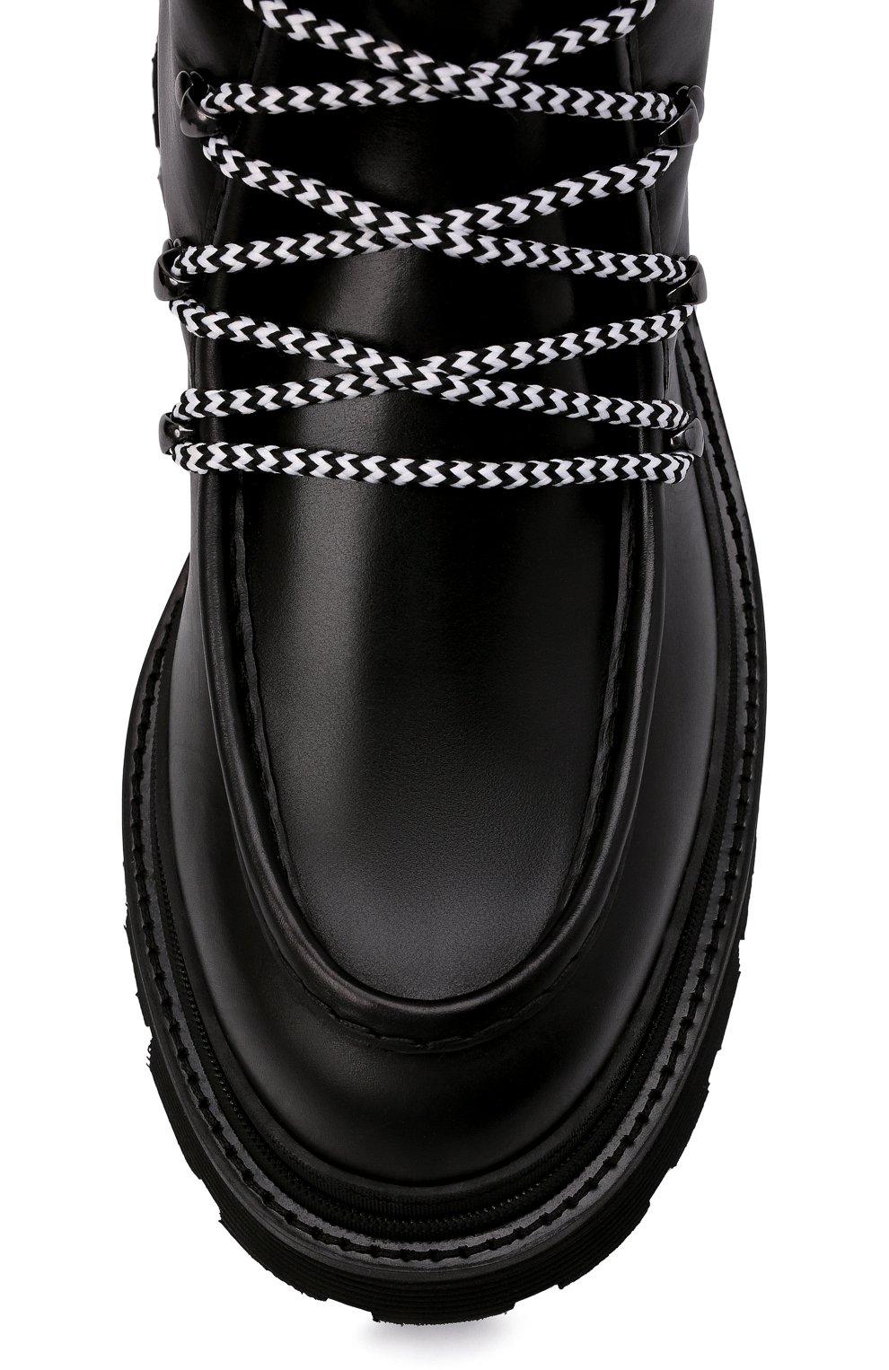 Мужские кожаные ботинки GIORGIO ARMANI черного цвета, арт. X2M336/XN094 | Фото 6 (Каблук высота: Высокий; Материал утеплителя: Натуральный мех; Мужское Кросс-КТ: Хайкеры-обувь, Ботинки-обувь, зимние ботинки; Материал внутренний: Натуральная кожа; Материал сплава: Проставлено; Нос: Не проставлено; Подошва: Массивная; Драгоценные камни: Проставлено)