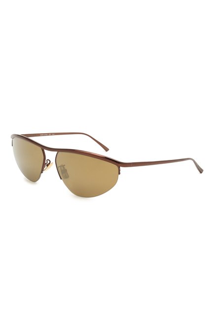 Женские солнцезащитные очки BOTTEGA VENETA коричневого цвета, арт. BV1091S | Фото 1 (Тип очков: С/з; Региональные ограничения белый список (Axapta Mercury): RU; Очки форма: Узкие)