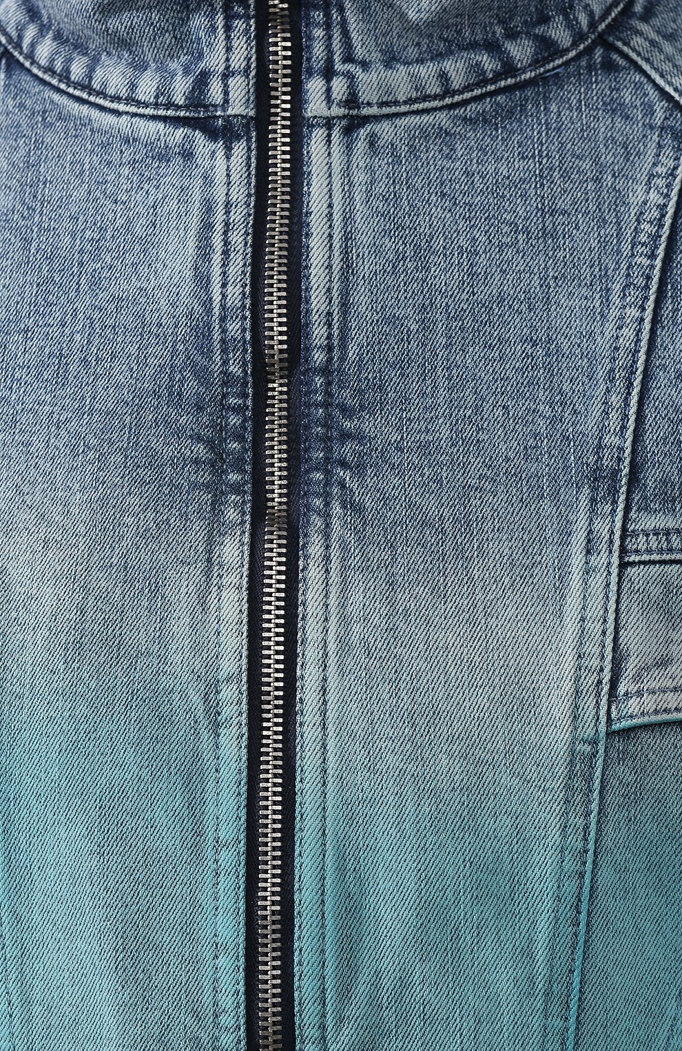Женская джинсовая куртка STELLA MCCARTNEY голубого цвета, арт. 600319/SNH56 | Фото 5 (Кросс-КТ: Куртка, Деним; Рукава: Длинные; Материал внешний: Хлопок, Деним; Материал подклада: Синтетический материал; Длина (верхняя одежда): Короткие; Статус проверки: Проверена категория)