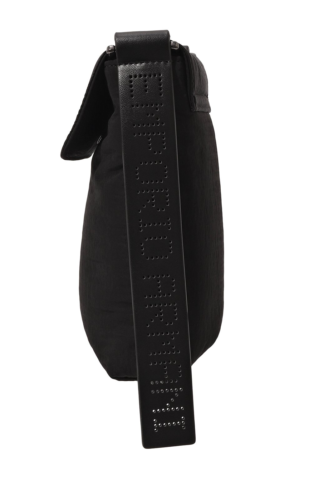 Мужская текстильная сумка EMPORIO ARMANI черного цвета, арт. Y4R452/Y701J | Фото 4 (Материал сплава: Проставлено; Размер: mini; Ремень/цепочка: На ремешке; Материал: Текстиль; Драгоценные камни: Прос тавлено)