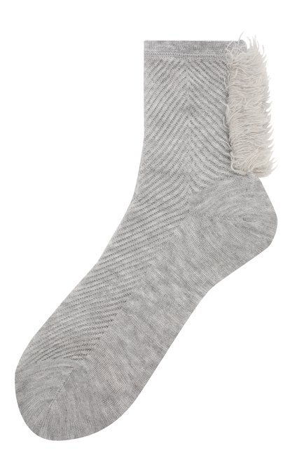 Женские носки ANTIPAST серого цвета, арт. AS-190 | Фото 1 (Материал внешний: Синтетический материал)
