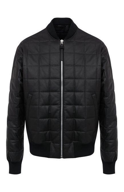 Мужской кожаный бомбер BOTTEGA VENETA черного цвета по цене 661000 руб., арт. 634316/VKVC0 | Фото 1