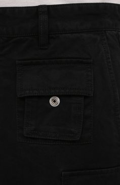 Мужские хлопковые брюки-карго DIESEL черного цвета, арт. A01681/0IBAM | Фото 5 (Силуэт М (брюки): Карго; Длина (брюки, джинсы): Стандартные; Случай: Повседневный; Стили: Гранж; Материал внешний: Хлопок)