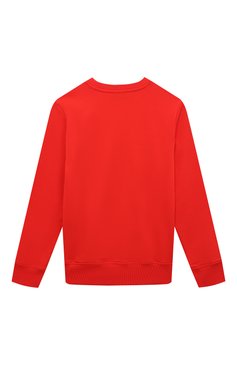 Детский хлопковый свитшот MOSCHINO красного цвета, арт. HRF05R/LDA00/4-8 | Фото 2 (Рукава: Длинные; Материал внешний: Хлопок; Девочки Кросс-КТ: Свитшот-одежда)