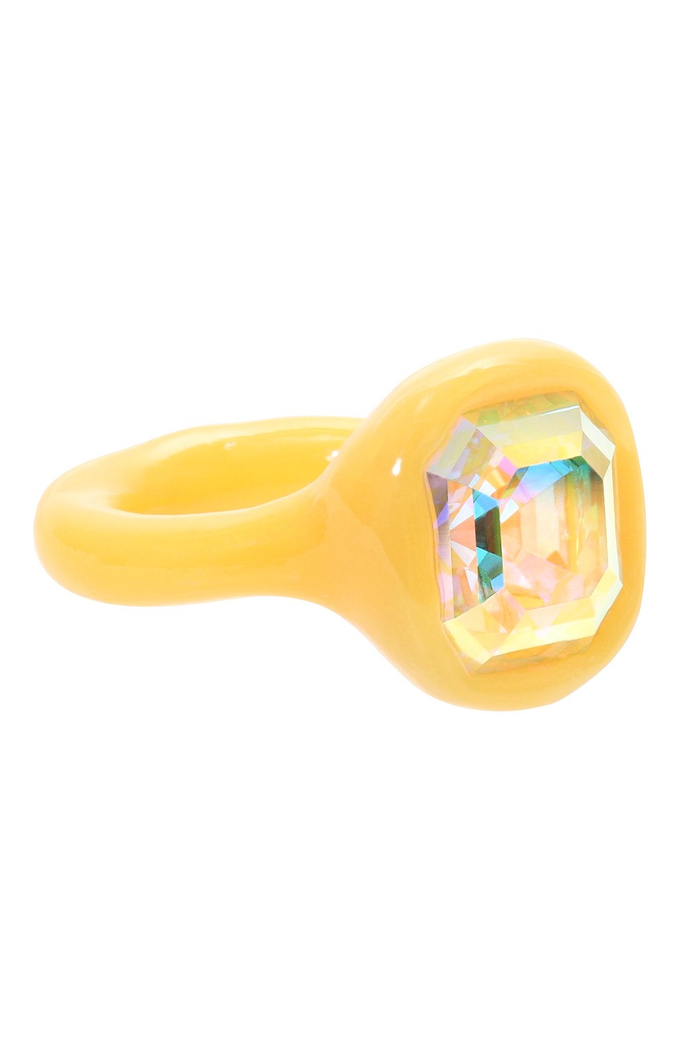 Женское кольцо LILI ARCHIVE желтого цвета, арт. RMKB5 | Фото 1 (Материал: Стекло, Пластик; Региональные ограничения белый список (Axapta Mercury): Не проставлено; Нос: Не проставлено)