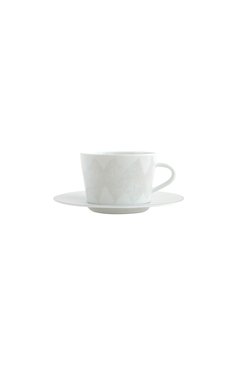 Чайная чашка с блюдцем silva BERNARDAUD серебряного цвета, арт. 1853/89 | Фото 1 (Интерьер_коллекция: Silva; Ограничения доставки: fragile-2)