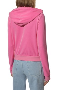 Женский хлопковый кардиган balmain x barbie BALMAIN розового цвета, арт. XF2JX000/66JB | Фото 4 (Рукава: Длинные; Длина (для топов): Стандартные; Материал внешний: Хлопок; Стили: Спорт-шик; Женское Кросс-КТ: Кардиган-одежда)