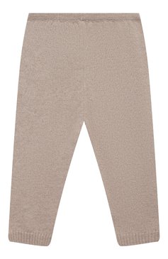 Детский комплект из пуловера и брюк BABY T бежевого цвета, арт. 20AI170C/18M-3A | Фото 5 (Материал внешний: Шерсть; Ростовка одежда: 18 мес | 86 см, 24 мес | 92 см, 36 мес | 98 см)