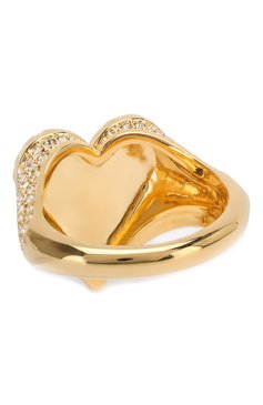 Женское кольцо lucky goddess heart SWAROVSKI золотого цвета, арт. 5461778 | Фото 2 (Статус проверки: Проверено, Проверена категория; Материал: Металл)