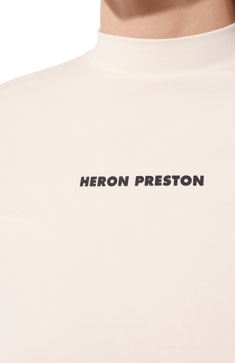 фото Хлопковая футболка heron preston