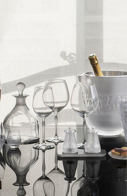 Набор из 6-ти бокалов для вина burgundy 100 points LALIQUE прозрачного цвета, арт. 10332000 | Фото 2 (Интерьер_коллекция: 100 Points; Ограничения доставки: fragile-2)
