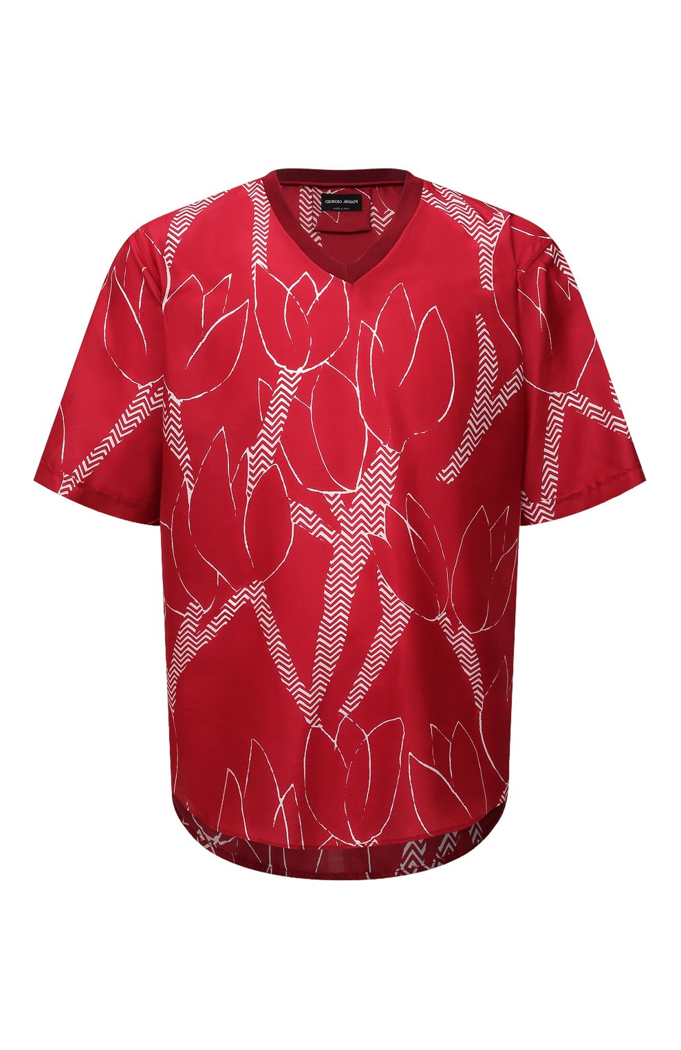 Шелковая футболка Giorgio Armani 2SGCCZ01/TZA94
