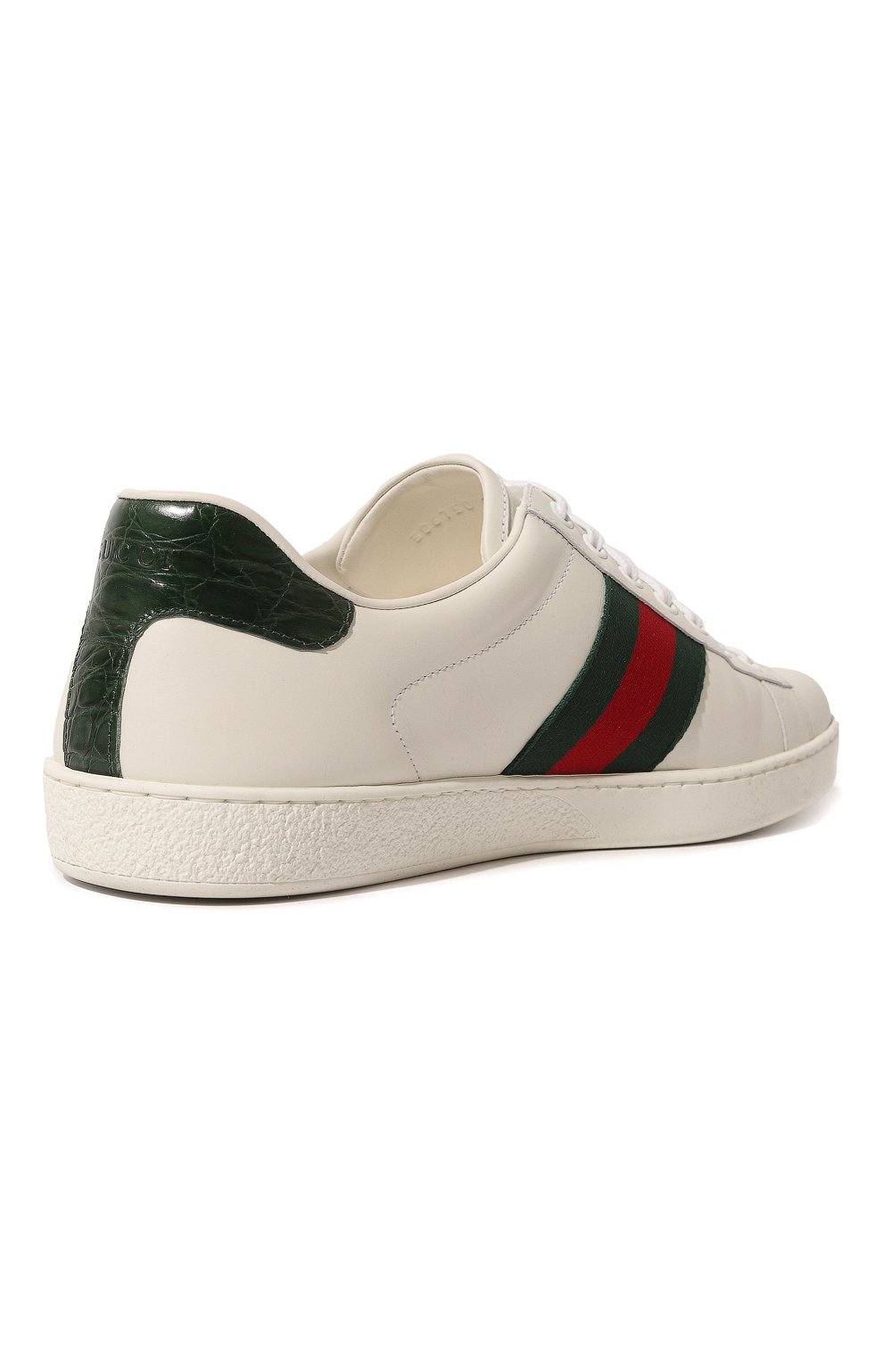 Кожаные кеды Ace Gucci  386750 A3830 Фото 5