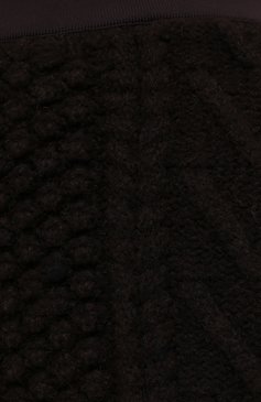 Женская шерстяная юбка BOTTEGA VENETA коричневого цвета, арт. 651747/V0IL0 | Фото 5 (Материал внешний: Шерсть; Длина Ж (юбки, платья, шорты): Мини; Региональные ограничения белый список (Axapta Mercury): RU; Кросс-КТ: Трикотаж; Женское Кросс-КТ: Юбка-одежда; Стили: Кэжуэл)