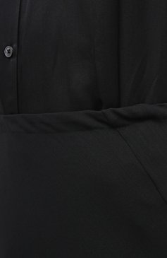 Женская шерстяная юбка ANN DEMEULEMEESTER черного цвета, арт. 2002-1750-P-170-099 | Фото 6 (Материал внешний: Шерсть; Женское Кросс-КТ: Юбка-одежда; Длина Ж (юбки, платья, шорты): Макси)
