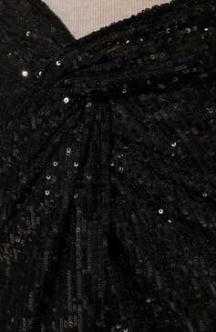 Женская юбка с отделкой пайетками IN THE MOOD FOR LOVE черного цвета, арт. GREG0RIA S0LID SKIRT/RS2301100006 | Фото 5 (Стили: Гламурный; Материал внешний: Синтетический материал; Женское Кросс-КТ: Юбка-одежда; Материал сплава: Проставлено; Длина Ж (юбки, платья, шорты): Миди; Материал подклада: Синтетический материал; Драгоценные камни: Проставлено)
