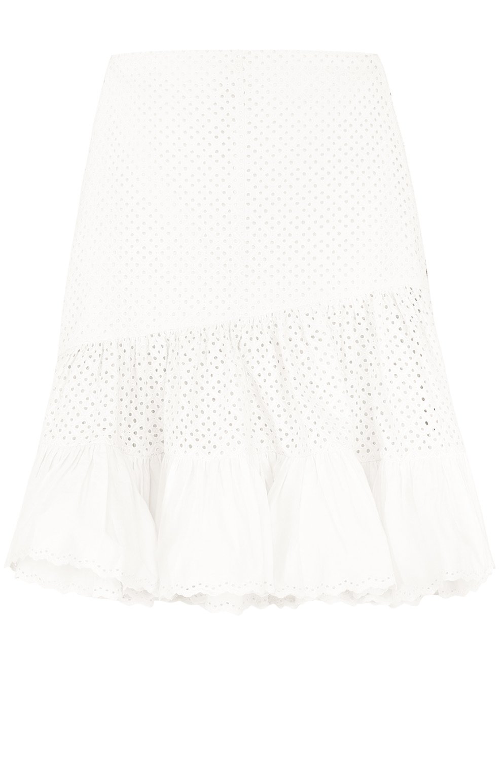 Кружевная юбка-миди с оборками Sonia by Sonia Rykiel