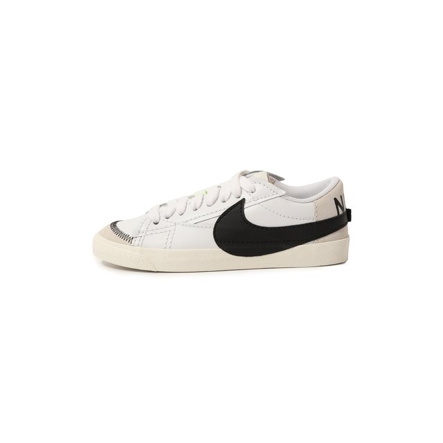 Кожаные кеды Blazer Low 77 Jumbo Nike  DQ1470-101 Фото 4