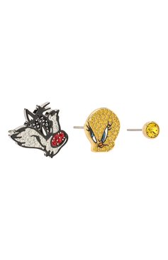 Женские серьги looney tunes SWAROVSKI разноцветного цвета, арт. 5487639 | Фото 3 (Материал: Металл; Статус проверки: Проверена категория)