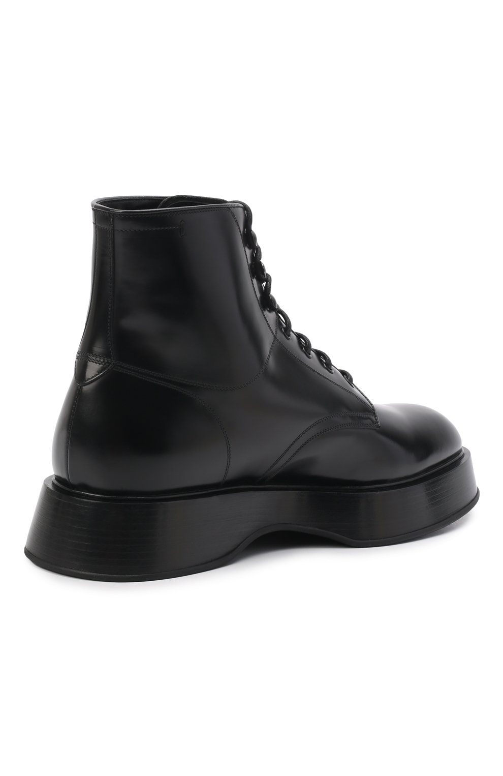 Мужские кожаные ботинки michelangelo DOLCE & GABBANA черного цвета, арт. A60419/A1203 | Фото 5 (Мужское Кросс-КТ: Ботинки-обувь, Байкеры-обувь; Материал внутренний: Натуральная кожа; Материал утеплителя: Без утеплителя; Подошва: Массивная; Длина стельки: 24,5, 25,3, 25,7, 26,1, 26,5, 26,9, 27,3, 27,7, 28,1, 28,5, 28,9, 29,3, 30,1)