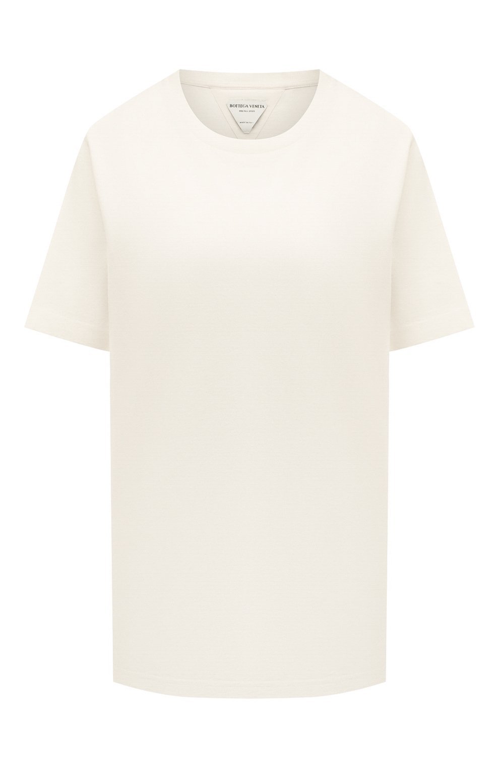 Хлопковая футболка Bottega Veneta Белый 636861/VF1U0 5502407