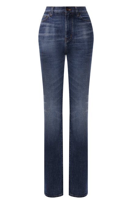 Женские джинсы SAINT LAURENT синего цвета по цене 66950 руб., арт. 644332/Y10GA | Фото 1