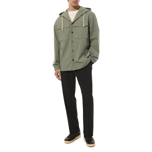 фото Хлопковая рубашка jil sander