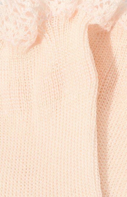 Детские хлопковые носки LA PERLA розового цвета, арт. 43455/1-3 | Фото 2 (Статус проверки: Проверена категория, Проверено; Материал: Текстиль, Хлопок; Региональные ограничения белый список (Axapta Mercury): RU; Кросс-КТ: Носки)