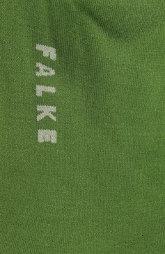 Женские носки FALKE зеленого цвета, а�рт. 47105 | Фото 2 (Материал внешний: Синтетический материал, Хлопок)