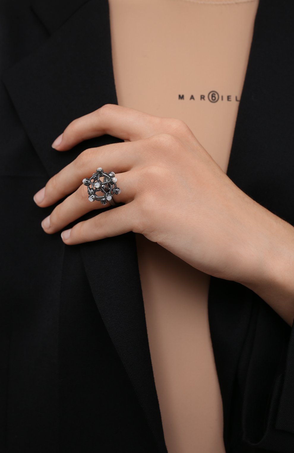 Женское кольцо MIDGARD PARIS серебряного цвета, арт. 5526 | Фото 2 (Региональные ограничения белый список (Axapta Mercury): RU; Материал: Ме талл)