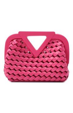 Женская сумка point small BOTTEGA VENETA фуксия цвета, арт. 666860/V14N1 | Фото 1 (Сумки-технические: Сумки через плечо, Сумки top-handle; Материал: Натуральная кожа; Ремень/цепочка: На ремешке; Размер: small)