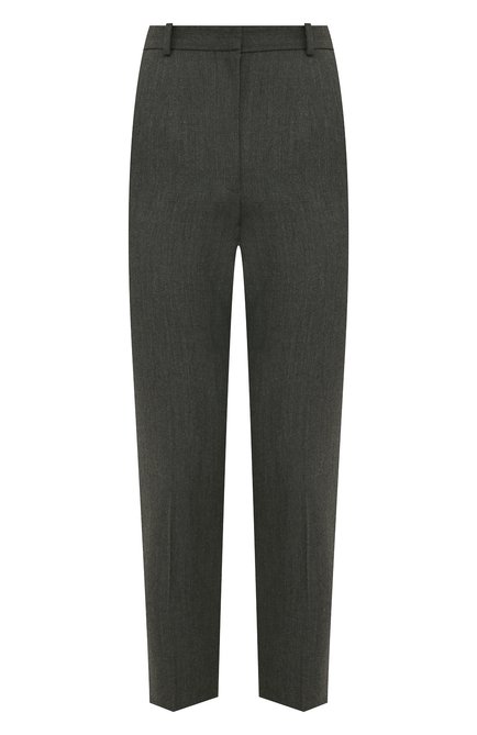Женские шерстяные брюки ALEXANDER MCQUEEN серого цвета по цене 79550 руб., арт. 585118/QJACH | Фото 1