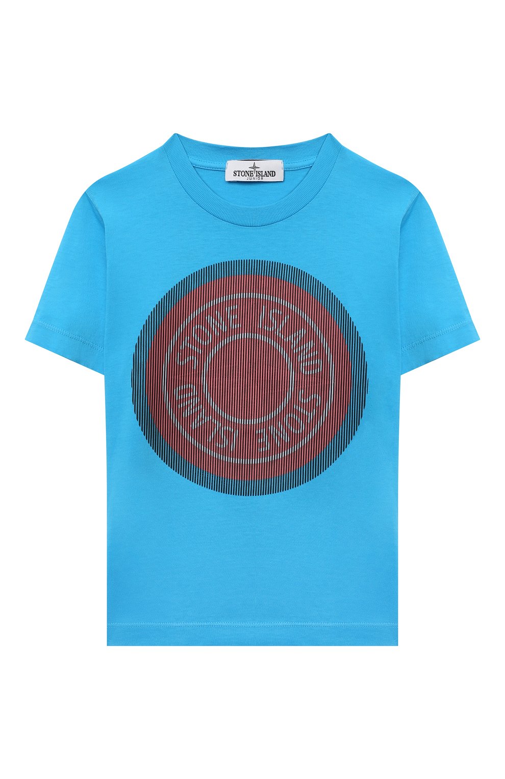 Футболки Stone Island, Хлопковая футболка Stone Island, Тунис, Голубой, Хлопок: 100%;, 12617013  - купить