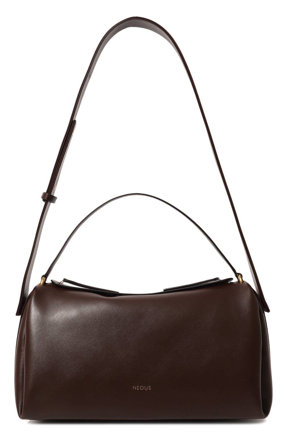 Женская сумка scorpius NEOUS темно-коричневого цвета, арт. 00017A23 | Фото 7 (Сумки-технические: Сумки-шопперы, Сумки top-handle; Материал: Натуральная кожа; Размер: large)