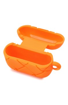 Чехол для airpods pro BOTTEGA VENETA оранжевого цвета, арт. 691715/V0EY0 | Фото 3 (Материал: Пластик)