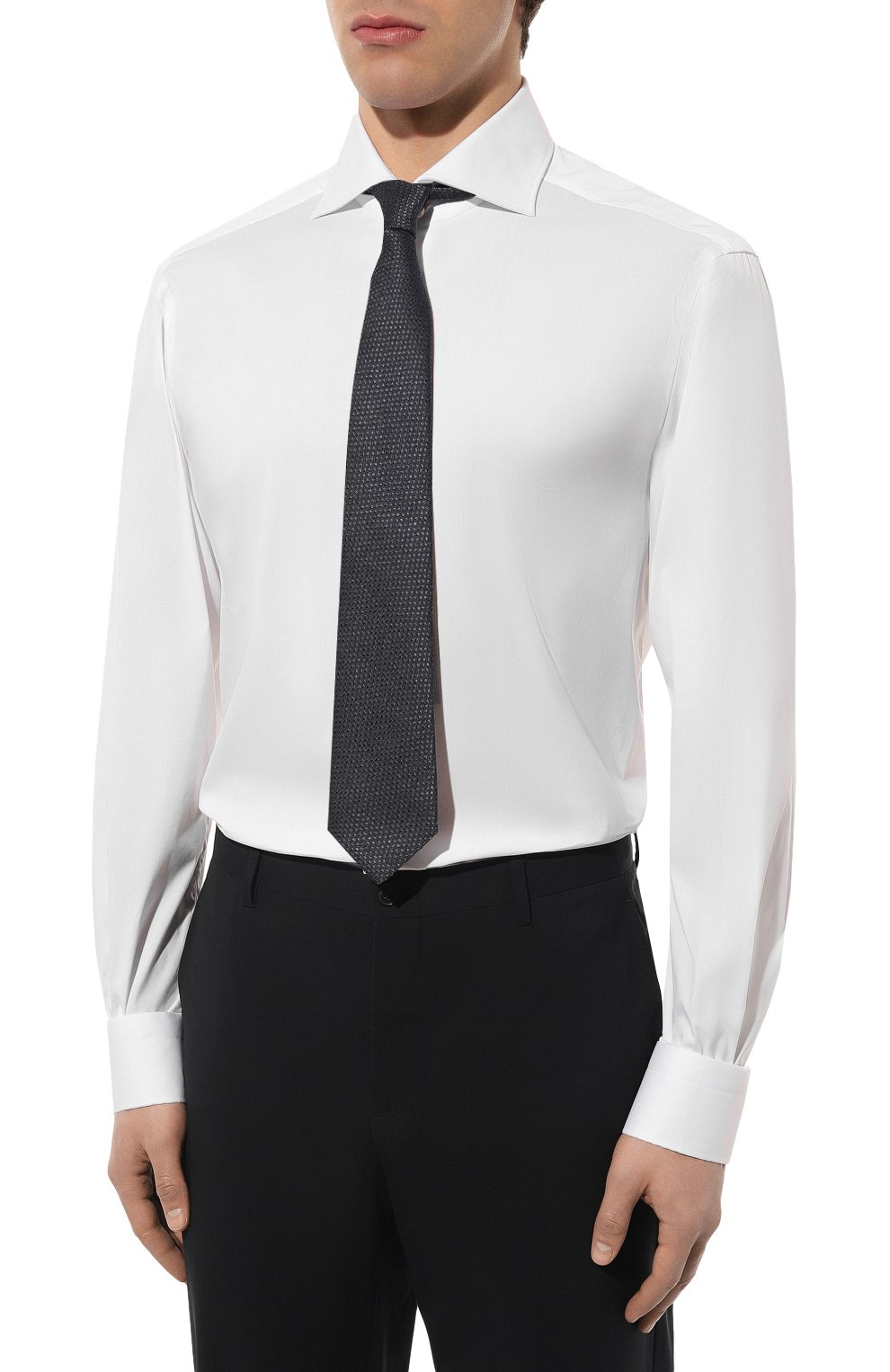 Хлопковая сорочка Kiton  UCIH0808801 Фото 3