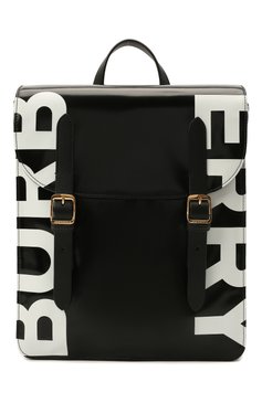 Детская портфель satchel BURBERRY черного цвета, арт. 8041146 | Фото 1 (Материал: Текстиль)