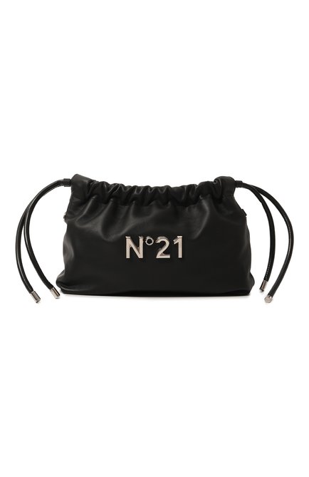 Женская сумка eva medium N21 черного цвета, арт. 23EBS0901NP02 | Фото 1 (Ремень/цепочка: На ремешке; Размер: medium; Материал: Натуральная кожа; Сумки-технические: Сумки top-handle)