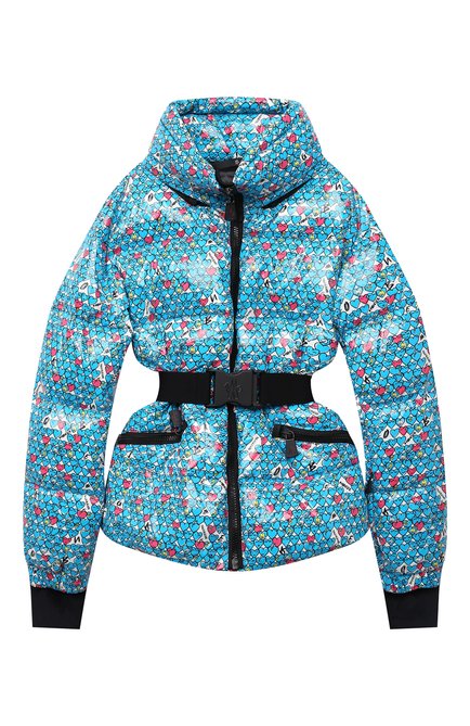 Детская пуховая куртка MONCLER голубого цвета по цене 123500 руб., арт. G2-957-1A54V-10-595GB/8-10A | Фото 1