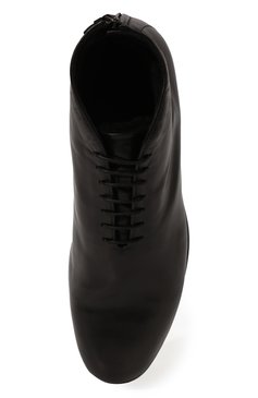 Мужские кожаные ботинки PANTANETTI черного цвета, арт. 14923EM/DIAM0ND | Фото 6 (Материал утеплителя: Натуральный мех; Мужское Кросс-КТ: Ботинки-обувь, зимние ботинки; Подошва: Плоская)