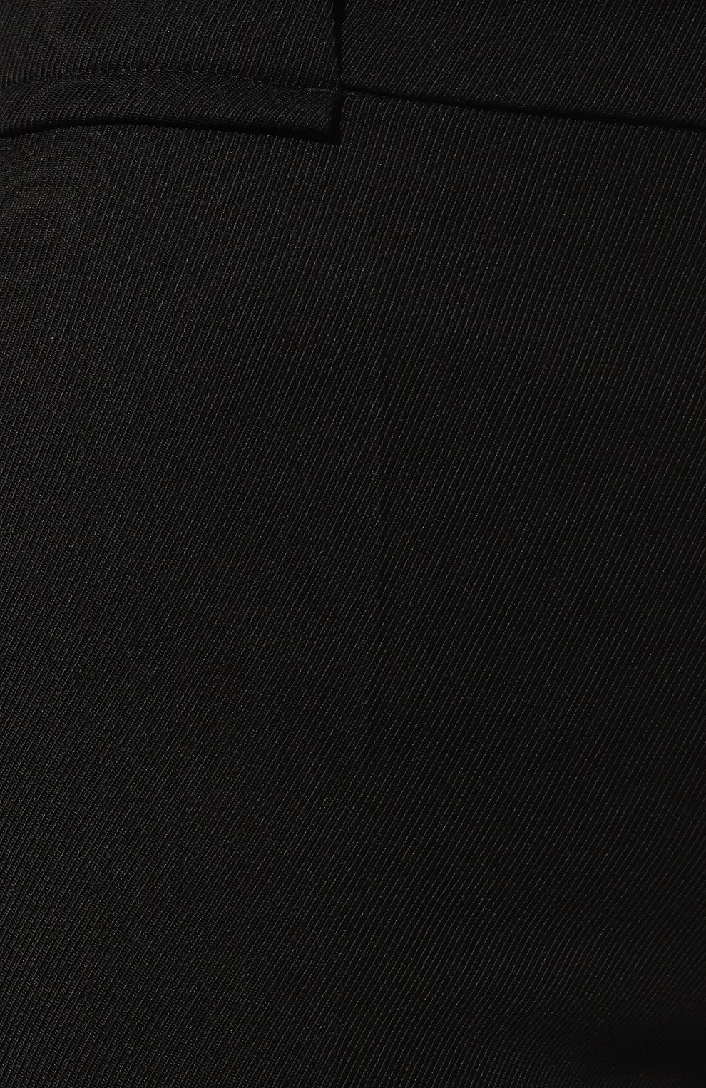 Женские шерстяные брюки A BETTER MISTAKE черного цвета, арт. 05D12P0057W WV043PD | Фото 5 (Материал внешний: Шерсть; Длина (брюки, джинсы): Стандартные; Женское Кросс-КТ: Брюки-одежда; Силуэт Ж (брюки и джинсы): Прямые; Материал сплава: Проставлено; Драгоценные камни: Проставлено; Стили: Кэжуэл)