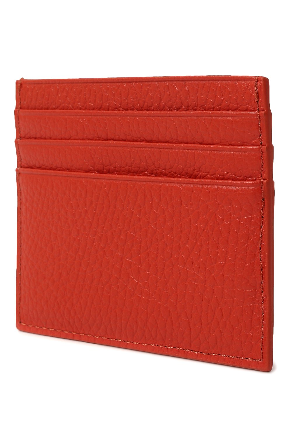 Женский кожаный футляр для кредитных карт COCCINELLE оранжевого цвета, арт. E2 MW5 12 95 01 | Фото 2 (Материал: Натуральная кожа; Материал сплава: Проставлено; Нос: Не проставлено)