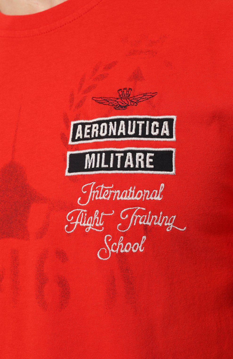 Хлопковая футболка Aeronautica Militare  231/TS2055J584 Фото 5