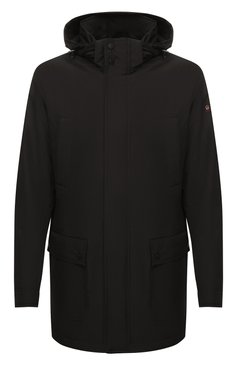 Мужская утепленная куртка PAUL&SHARK черного цвета, арт. 11312002/DF | Фото 1 (Кросс-КТ: Куртка; Рукава: Длинные; Длина (верхняя одежда): До середины бедра; Материал внешний: Синтетический материал; Мужское Кросс-КТ: утепленные куртки; Материал подклада: Синтетический материал; Стили: Кэжуэл)